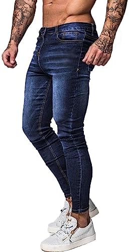 GINGTTO Mens Slim Fit Ripped Jeans Bostonprod-centercom
