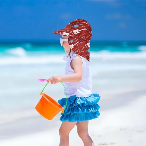 PigSaly Adjustable Toddler Sun Hat Bucket with Wide Brim