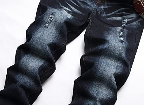 Stylish Slim Fit Mens Jeans - Premium Stretch Ripped Jeans for Men