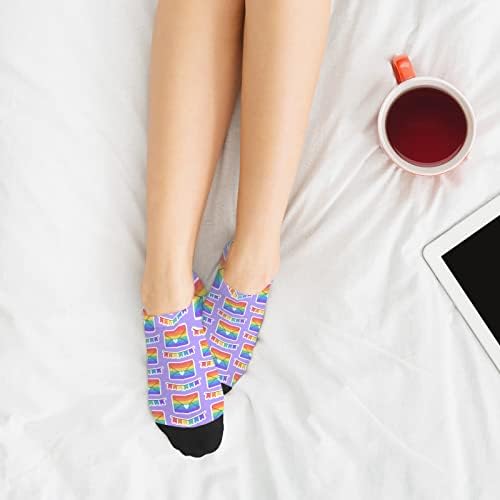 Rainbow LGBTQ Boys Ankle Socks Fashionable
