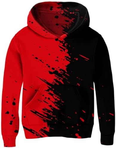 uideazone 3D Printed Hoodie for Kids 3-16 Years