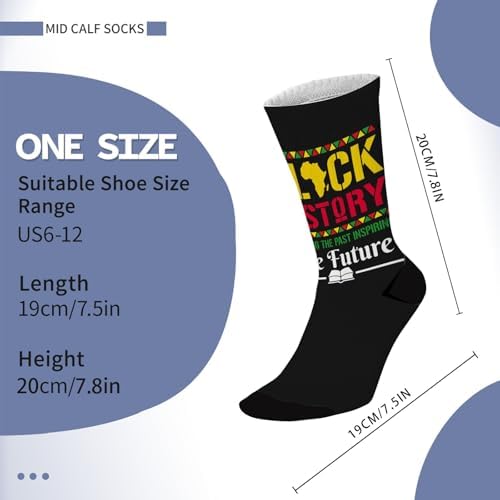 CasualGoalDelve DeepFun Teacher Socks Black History Month