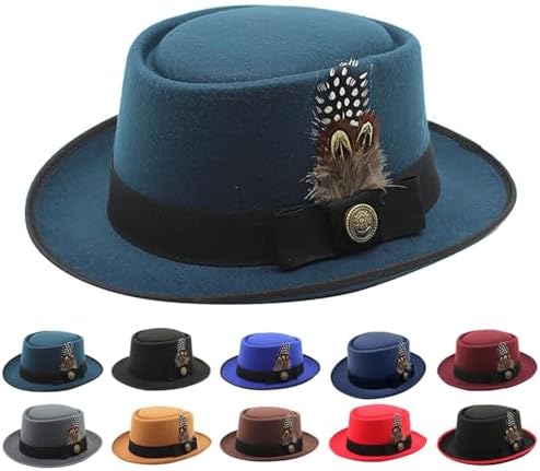 Stylish Short Brim Fedora Hats for Men Women