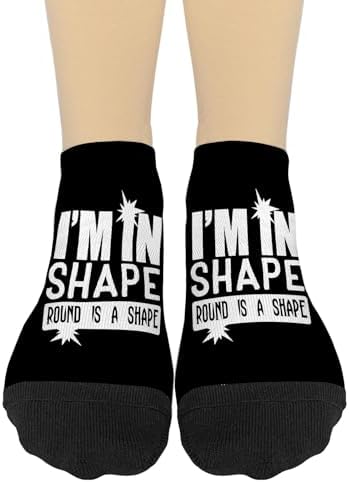 Im In Shape Round Is A Shapes Mens Athletic Socks Liner