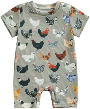 Soft Country Cow Romper for Babies