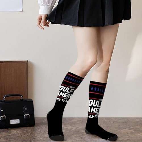 Happy Gulf Day Mens Discover Unique Dress Socks