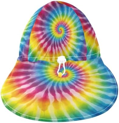 Adjustable Rainbow Sun Hat for Kids