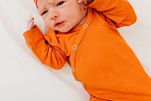 Copper Pearl Knotted Newborn Sleepers
