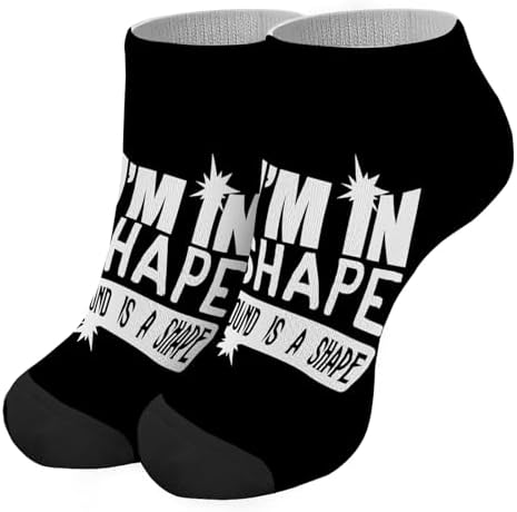 Im In Shape Round Is A Shapes Mens Athletic Socks Liner