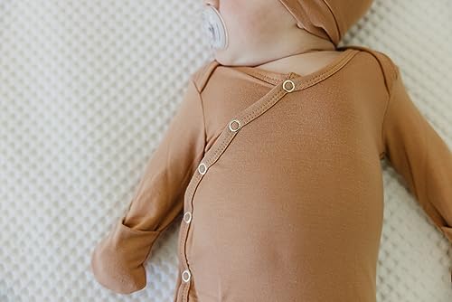 Adorable Newborn Gown Perfect for Growing Babies Copper Pearl