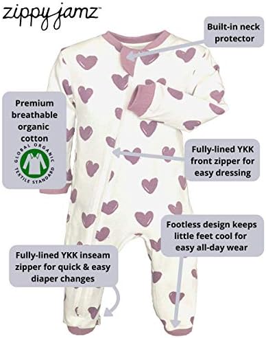 ZippyJamz - Organic Sleepy Friends Onesies