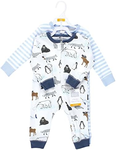 Hudson Baby Baby Cotton Sleep Play