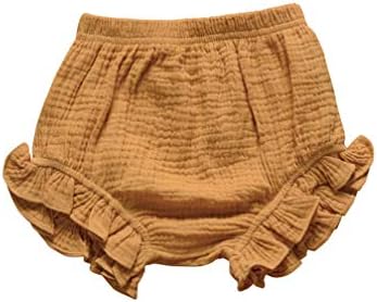 EISHOW 3PC Cotton Linen Blend Shorts for Toddlers