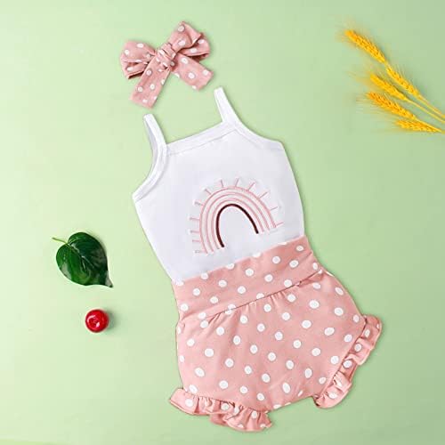 Adorable Toddler Girls Camisole Romper Set with Flared Pants