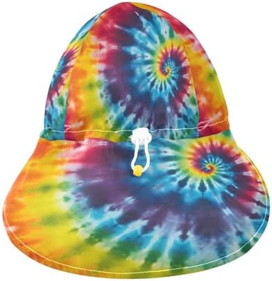 Emelivor Tie-Dye Spiral Baby Sun Hat UPF 50