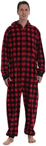 Matching Buffalo Plaid Adults Onesie