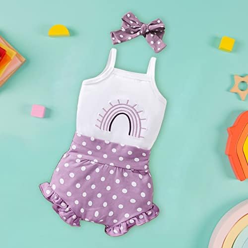 Adorable Toddler Girls Camisole Romper Set with Flared Pants