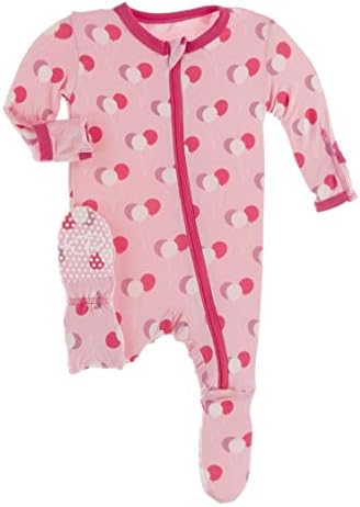 KicKee Baby Footie with 2 Way Zipper