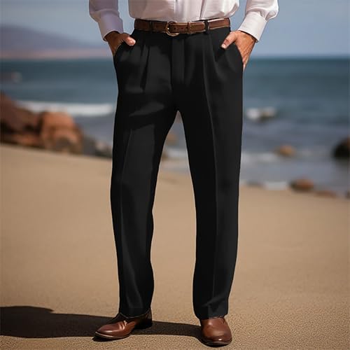 Premium Cotton Linen Pants Business Briefs