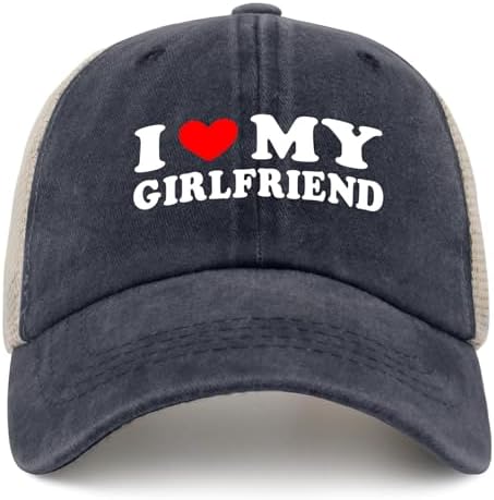 I Love My Girlfriend Funny Hat