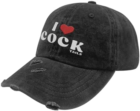 I Love Cocktails Funny Cowboy Link Hat for Men