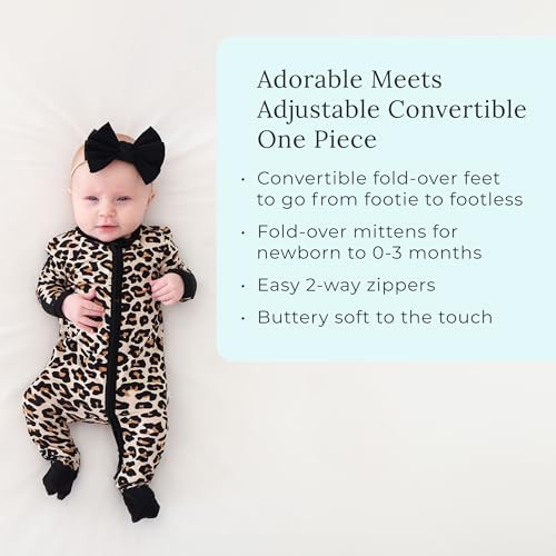 Posh Peanut Convertible Baby Sleepers for Easy Diaper Changes