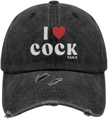 I Love Cocktails Funny Cowboy Link Hat for Men