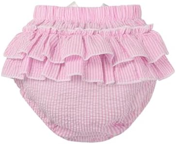 Stylish Ruffled Plaid Bloomers for Kids