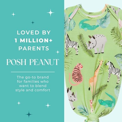 Posh Peanut Newborn Knotted Baby Gown 0-3 Months