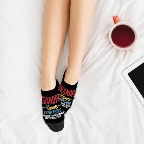 Ankle Socks For Drawing Lots Grandpa Knows Everything
