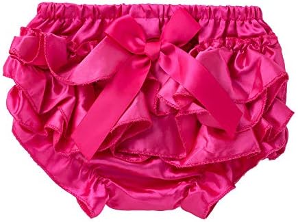 Moonker Bowknot Ruffle Nappy Diaper for Babies 3-12 Months
