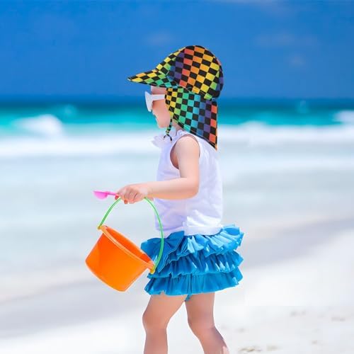 Baby Sun Hat for Girls Boys with Cool Iridescent Design