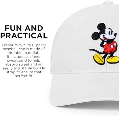 Adjustable Mickey Mouse Dad Baseball Cap