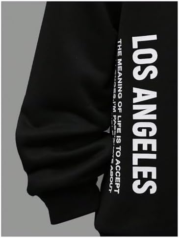 SOLY HUX Letter Graphic Pullover