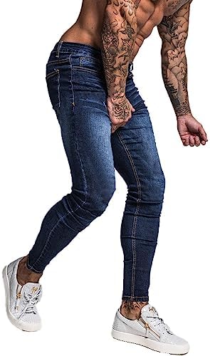 GINGTTO Mens Slim Fit Ripped Jeans Bostonprod-centercom