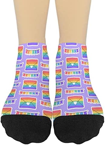 Rainbow LGBTQ Boys Ankle Socks Fashionable
