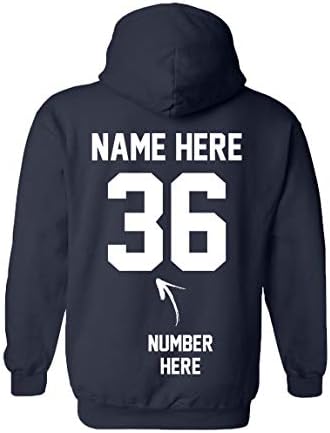 Personalized Double-Sided Hoodies - Add Your Name Number