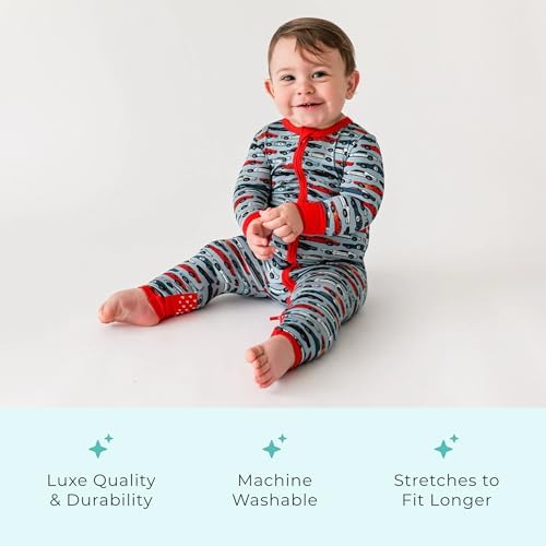 Posh Peanut Convertible Baby Sleepers Footless Pajamas for Boys Girls