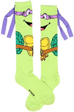 Bioworld TMNT Character Mask Knee High Socks