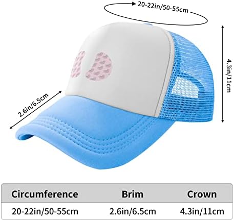 Kids Baseball HatAdjustable Mesh Breathable Baseball Cap for Ages 4-10