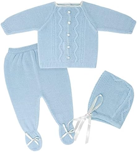Escalett Layette Newborn Baby Knitted Clothes Set