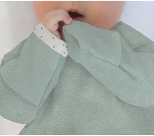 SwaddleDesigns Soft Cotton Baby Gown for Newborn 0-3 Months