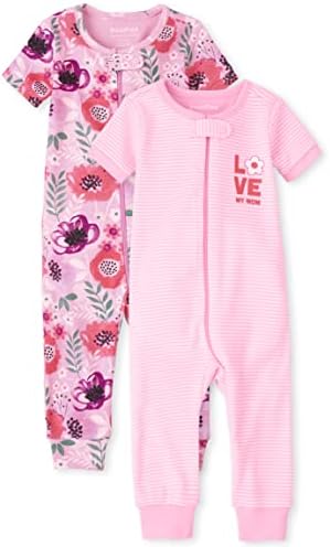 Floral Pajamas for Kids Baby Girls Comfortable Sleepwear