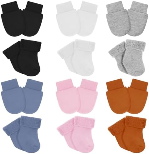 BreathFFY Preemie Mitten Sock Set for Newborns