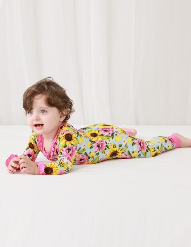 Cute Comfortable Baby Romper for Girls BambooBud