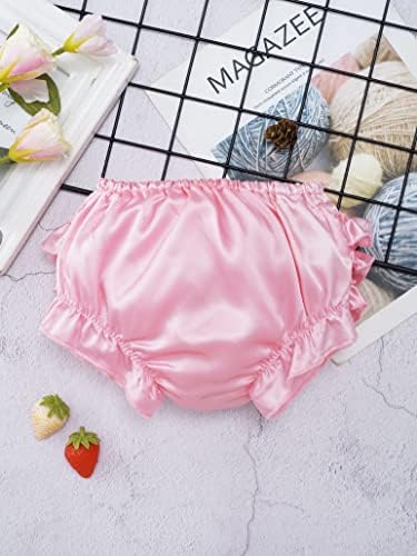Yartina Diaper Cover Ruffled Bloomer for Newborn Girl