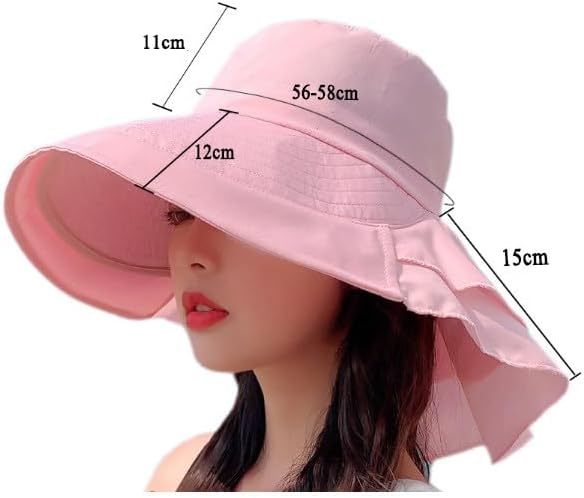 UANGKOU Womens Pink Sun Hat