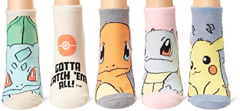 Pokmon Boys 5-Piece No-Show Socks Set
