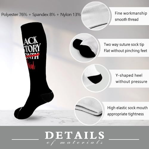 Stylish Black History Month Socks for Women and Kids