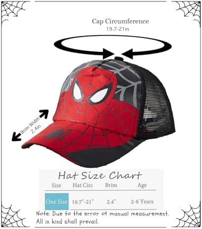 Unisex Kids Spidey-Style Baseball Hat